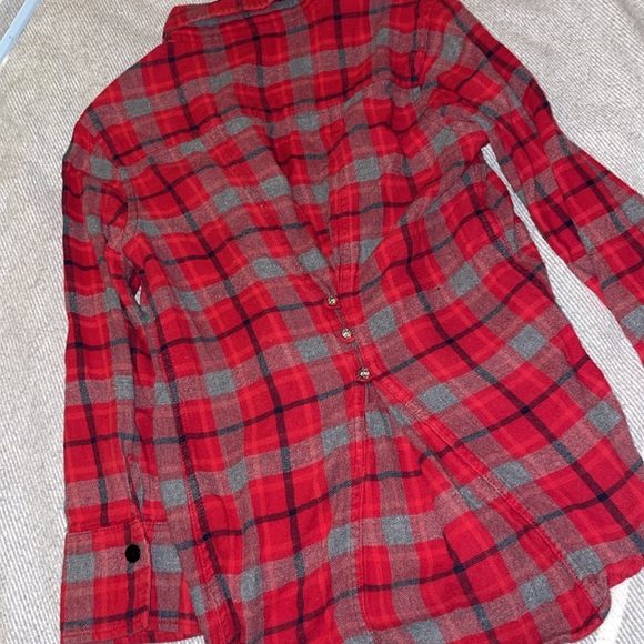 Twisted heart Plaid Flannel shirt Size S - Picture 4 of 4